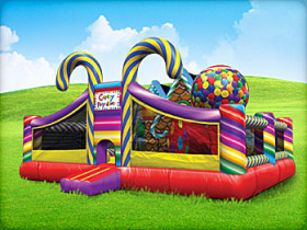 Candy Themed Moonwalk rental