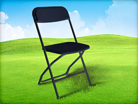 Black Adult Folding Chair