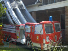 inflatable fire truck slide rental
