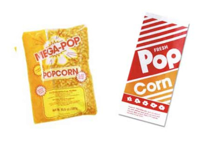 Popcorn Supplies and Butter