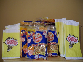 Extra Popcorn Supplies for 50