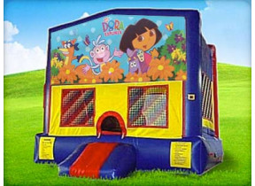 13 x 13 Dora Bounce House Moonwalk