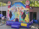 cinderella jasmin bell princess moonwalk princess themed jump house