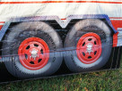 Houston Firetruck Inflatable Moonwalk