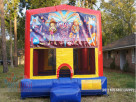 girl birthday party bouncer