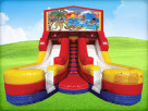 16ft Tropical Hawaiian Double (Wet/Dry) Slide Rentals
