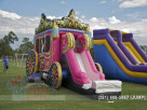 Pink Moonwalks Carriage with Slide