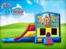 Winnie the Pooh Obstacle Course Inflatable
