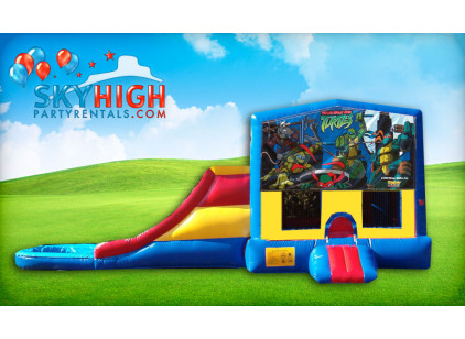 Teenage Mutant Ninja Turtles Bounce House Slide