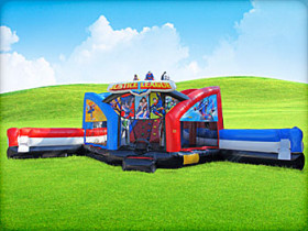 Justice League Dual lane slides