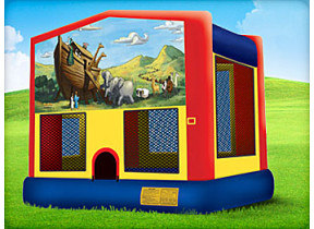 13 x 13 Noah's Ark Bounce House Moonwalk
