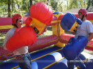 bouncy boxing  with Big Gloves
