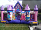 Front View of Princess Girls Moonwalk