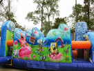 Left Side of Inflatable Spongebob
