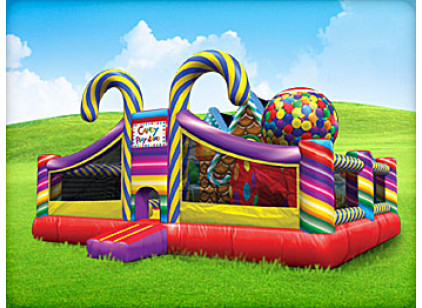 Candy Themed Moonwalk rental