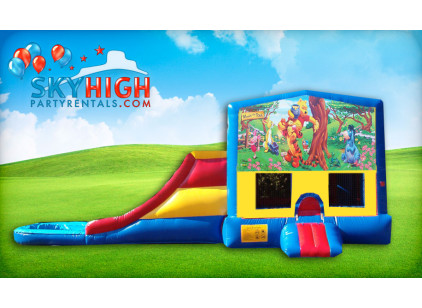 Winnie the Pooh Obstacle Course Inflatable