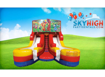 16ft Winnie the Pooh Water (Dry/Wet) Slide