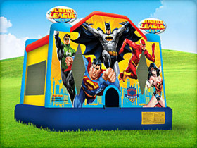 Justice league bounce house