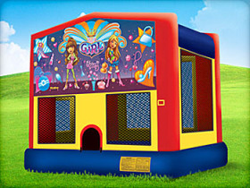 Girl bounce house