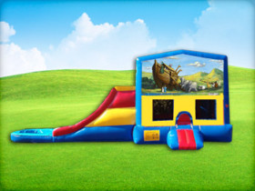 Noah's Ark moonwalk and slide