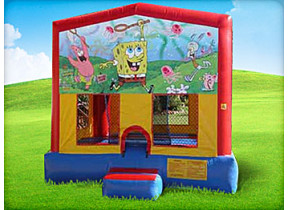 13 x 13 SpongeBob Bounce House Moonwalk