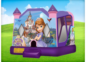 Sofia the First Bounce House Moonwalk w/ (Wet or Dry Slide)