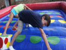 Kids Playing Giant Twister
