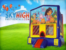 Dora Moonwalk Bounce House Houston