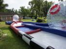 Human Hamster Ball Criss Cross Collision